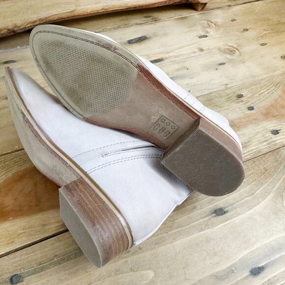 Aldo Gweria Ankle Leather Pale Pink Pull On Boots Women's 8.5 Pastel Soft - Picture 7 of 8